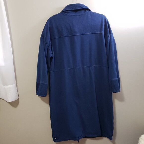 Neon Buddha * Blue Long Jacket Lagenlook * Sz S - Picture 3 of 9